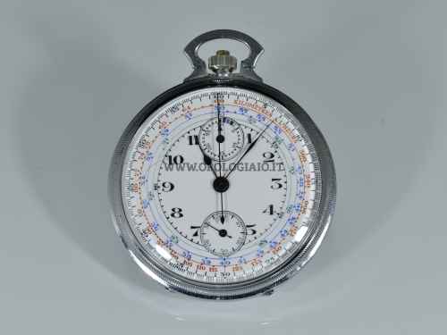Orologio da Tasca Cronografo primi ‘900 in Acciaio